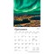 Aurora Borealis | 2026 7 x 14 Inch (Hanging) Monthly Mini Wall Calendar | English/French Bilingual